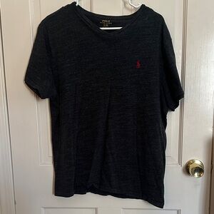 Polo Ralph Lauren Dark Charcoal T-Shirt with Red Logo Men’s L